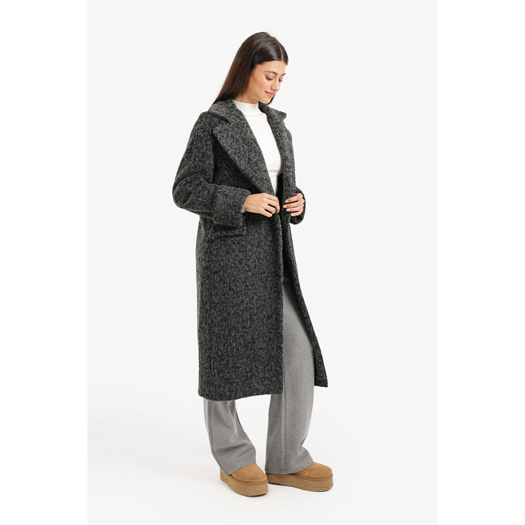 كارينا بالطو ذو ياقة مسننة حريمي 58031