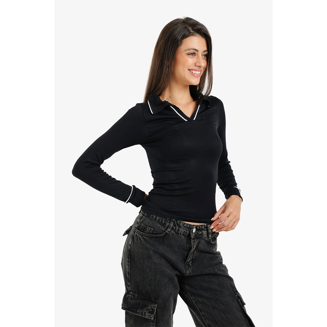 كارينا بلوزة بياقة على شكل حرف V حريمي 58106