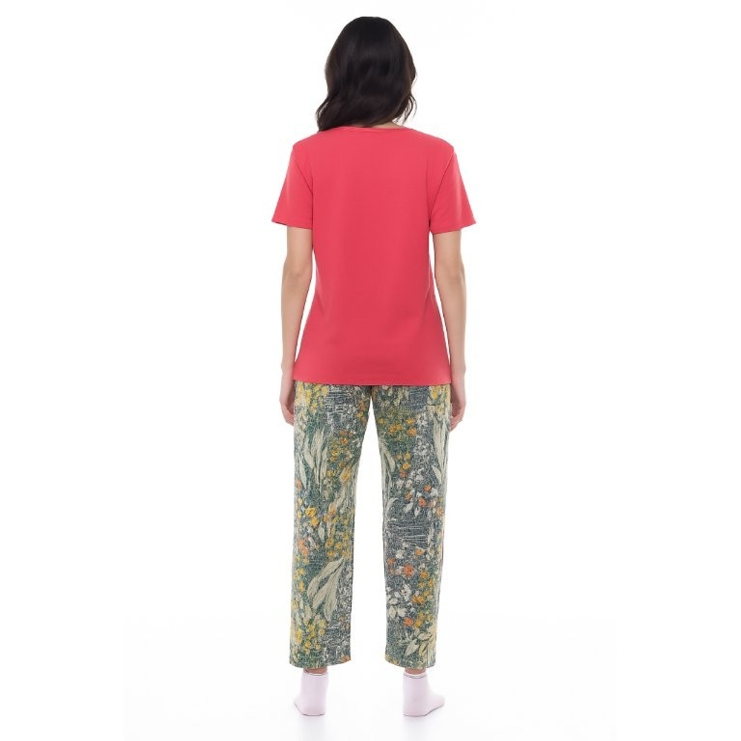 كارينا كوكيز بيجاما حريمي كم قصير و بنطلون مشجر