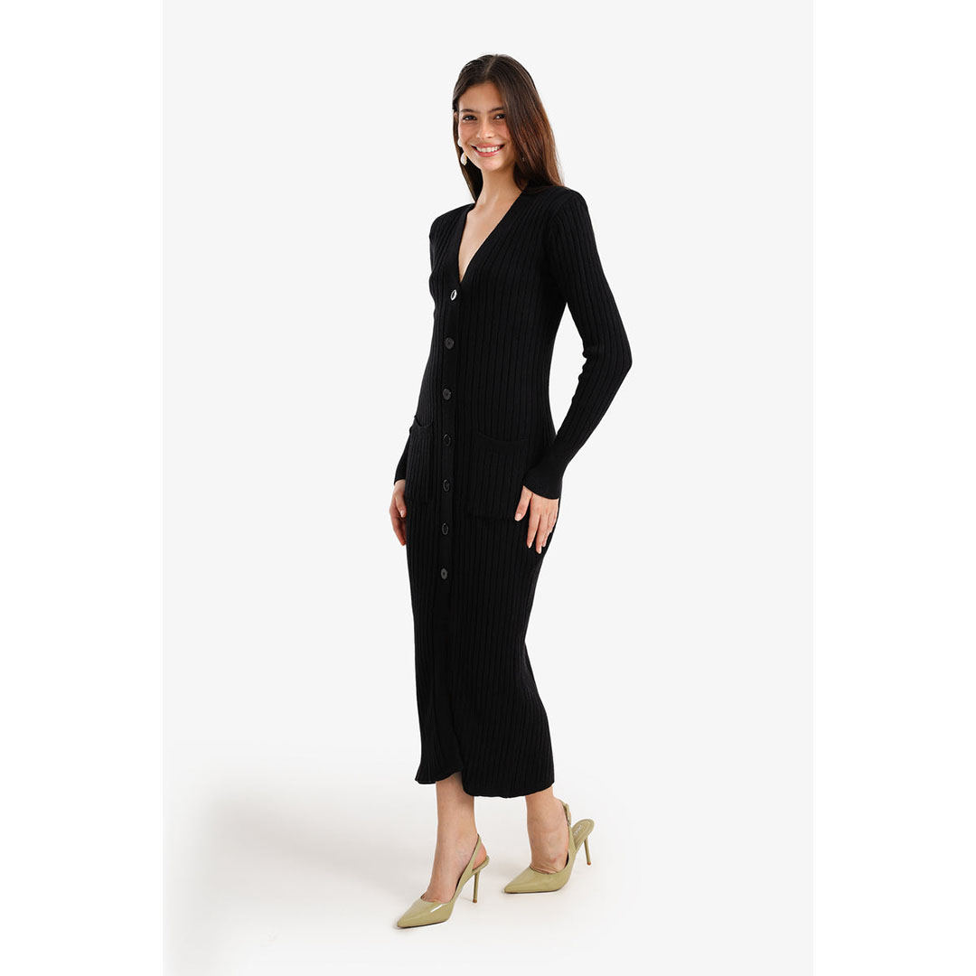 كارينا فستان ميدي بأزرار مضلعة حريمي 57476