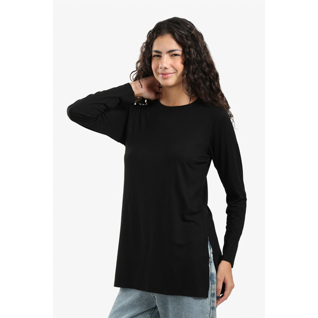 كارينا بلوزة بوبلين بأكمام طويلة 57761