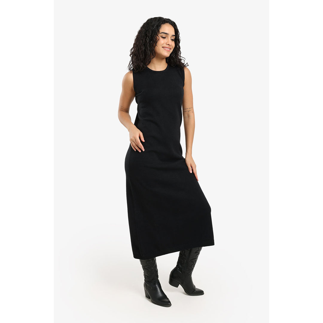 كارينا فستان سادة بدون أكمام حريمي 57872