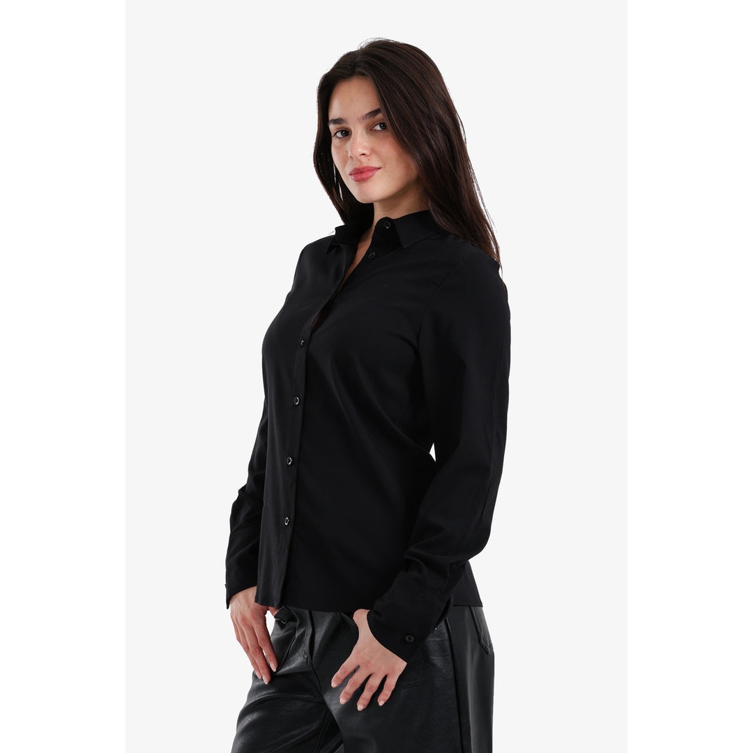 قميص بياقة مطوية حريمي - 58103