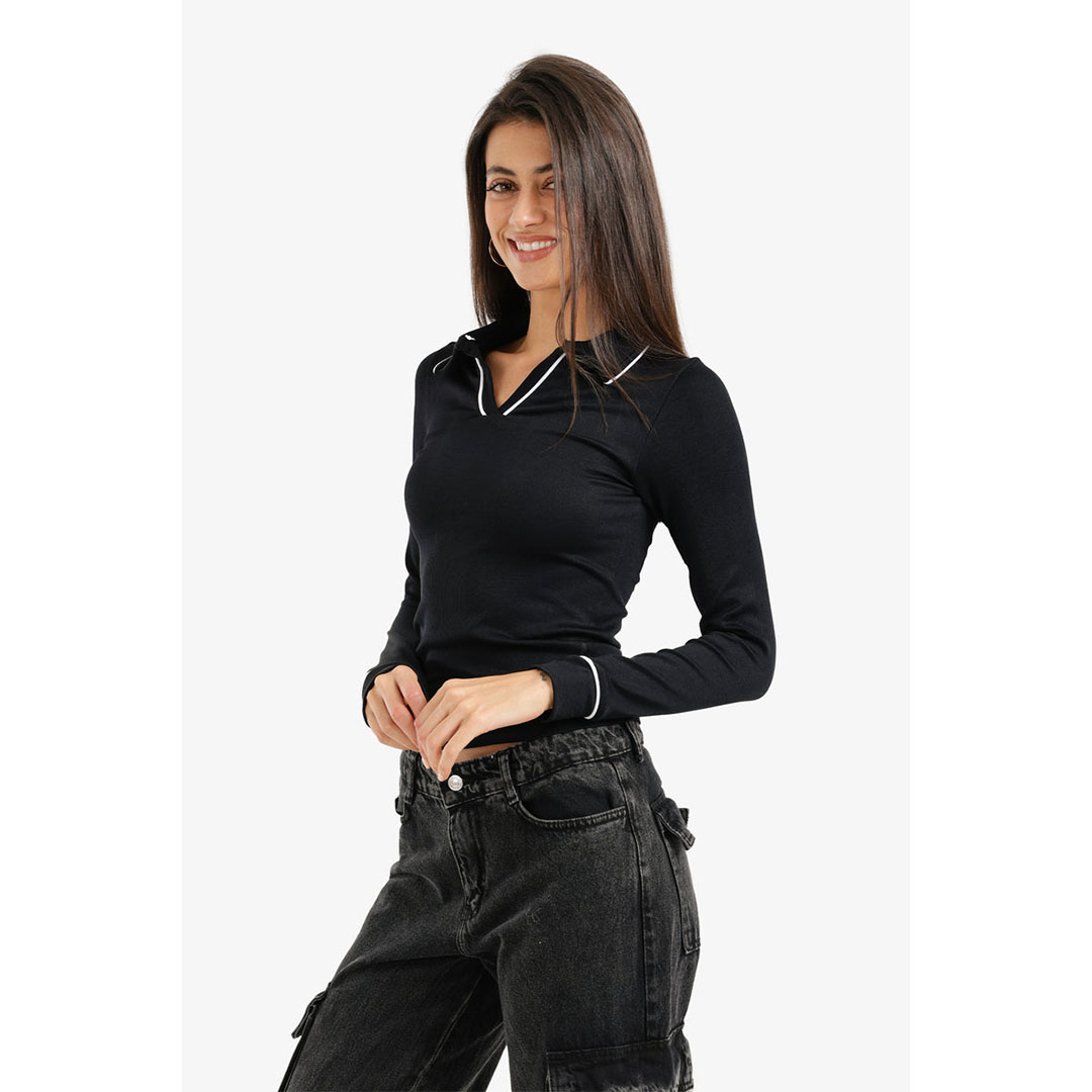 كارينا بلوزة بياقة على شكل حرف V حريمي 58106