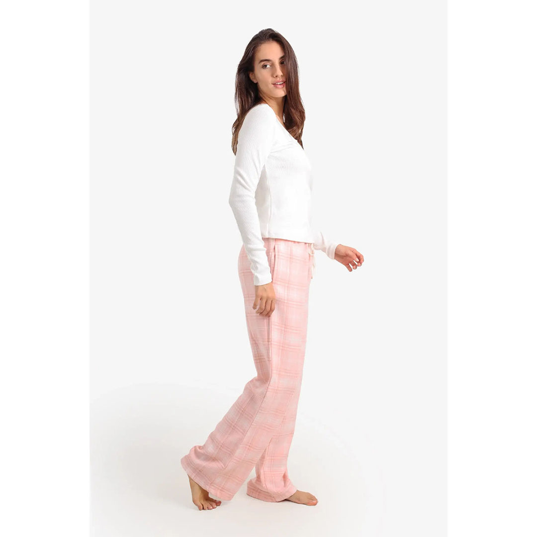 طقم بيجامة برقبة دائرية حريمي 58126