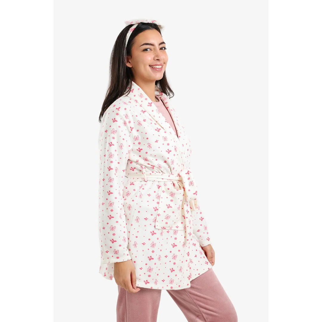 روب مطبوع بالكامل حريمي بكم 58190