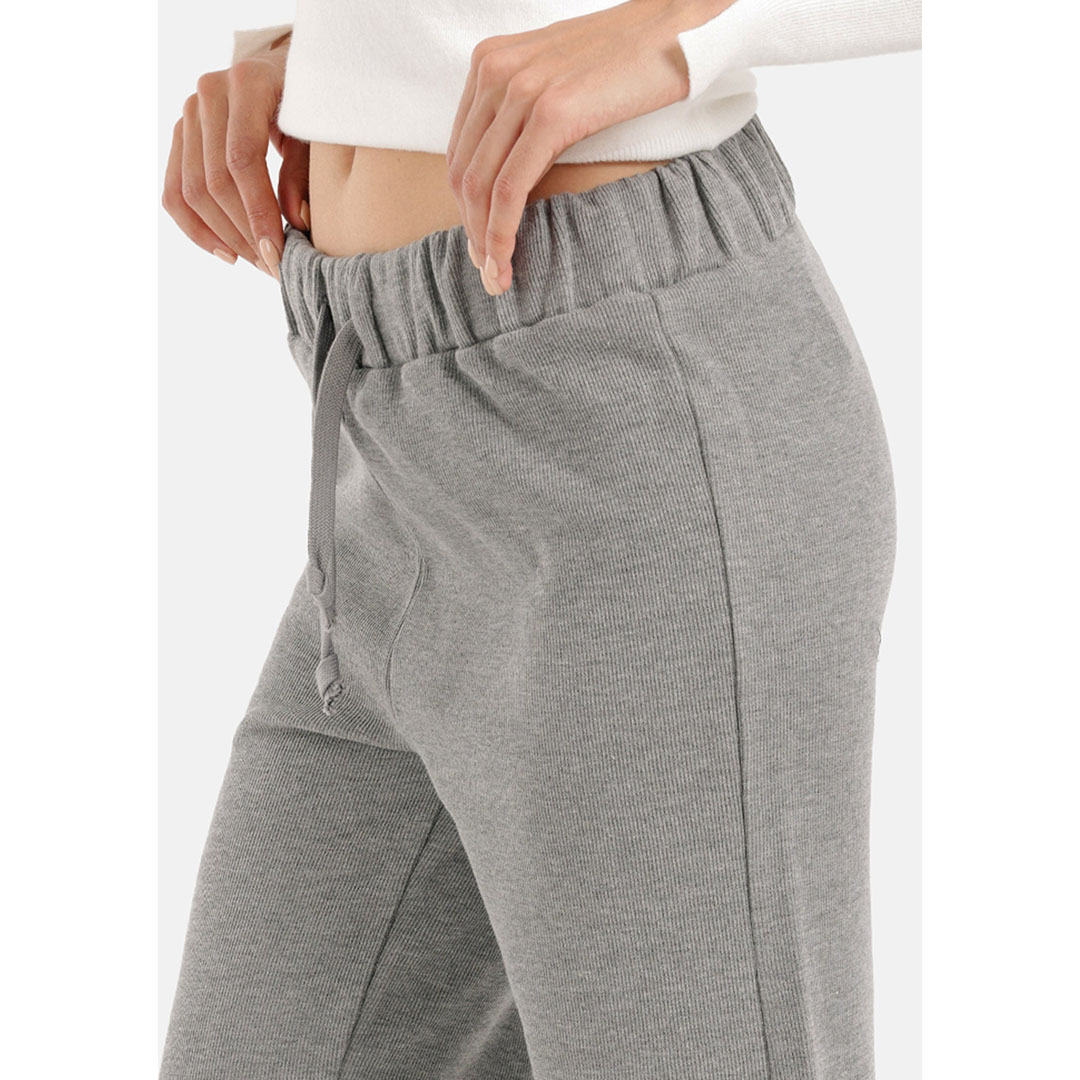 Women's Wide Leg Sweatpants - Comfortable Cotton