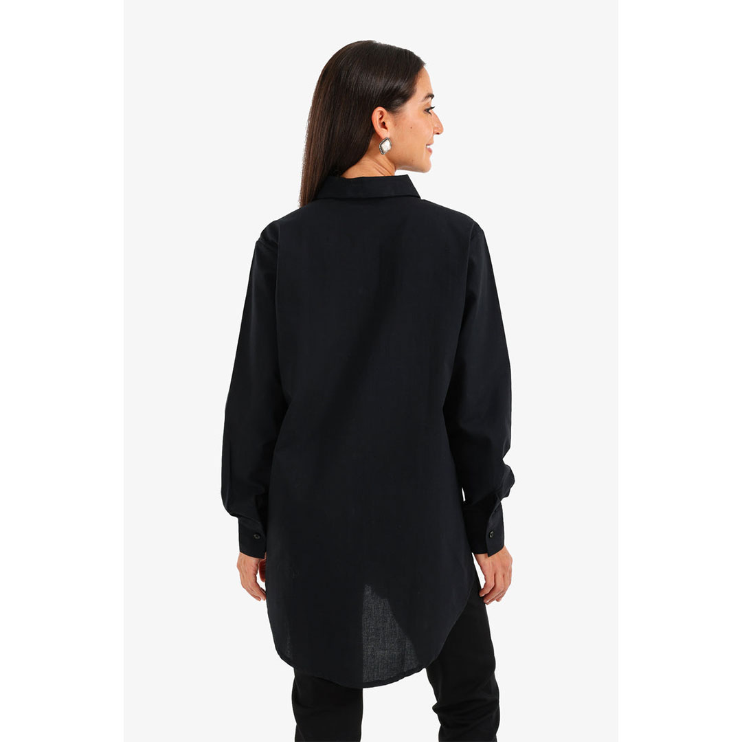 كارينا قميص مريح طويل وبكم حريمي 57942