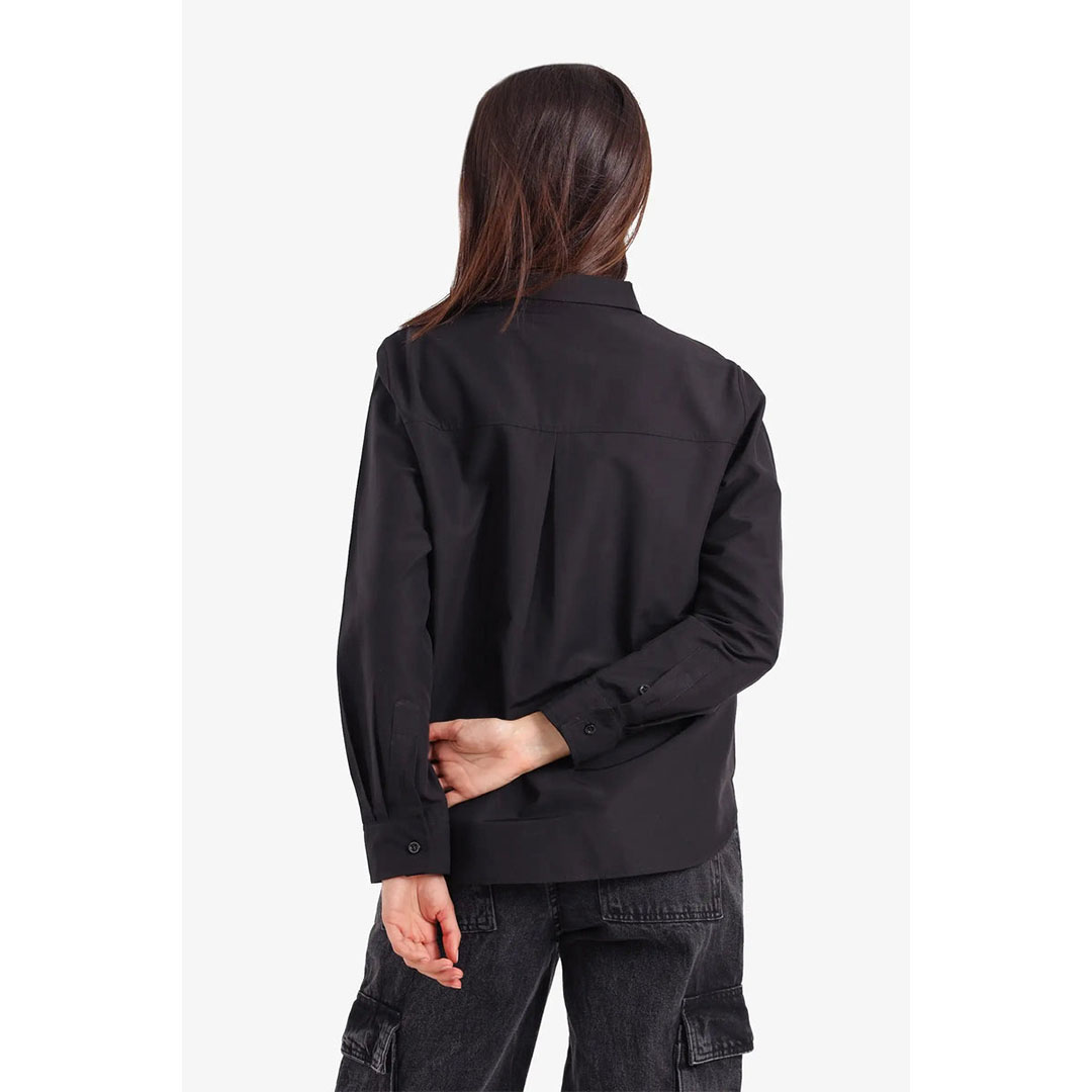 قميص كلاسيكي بحافة غير متماثلة حريمي 58026