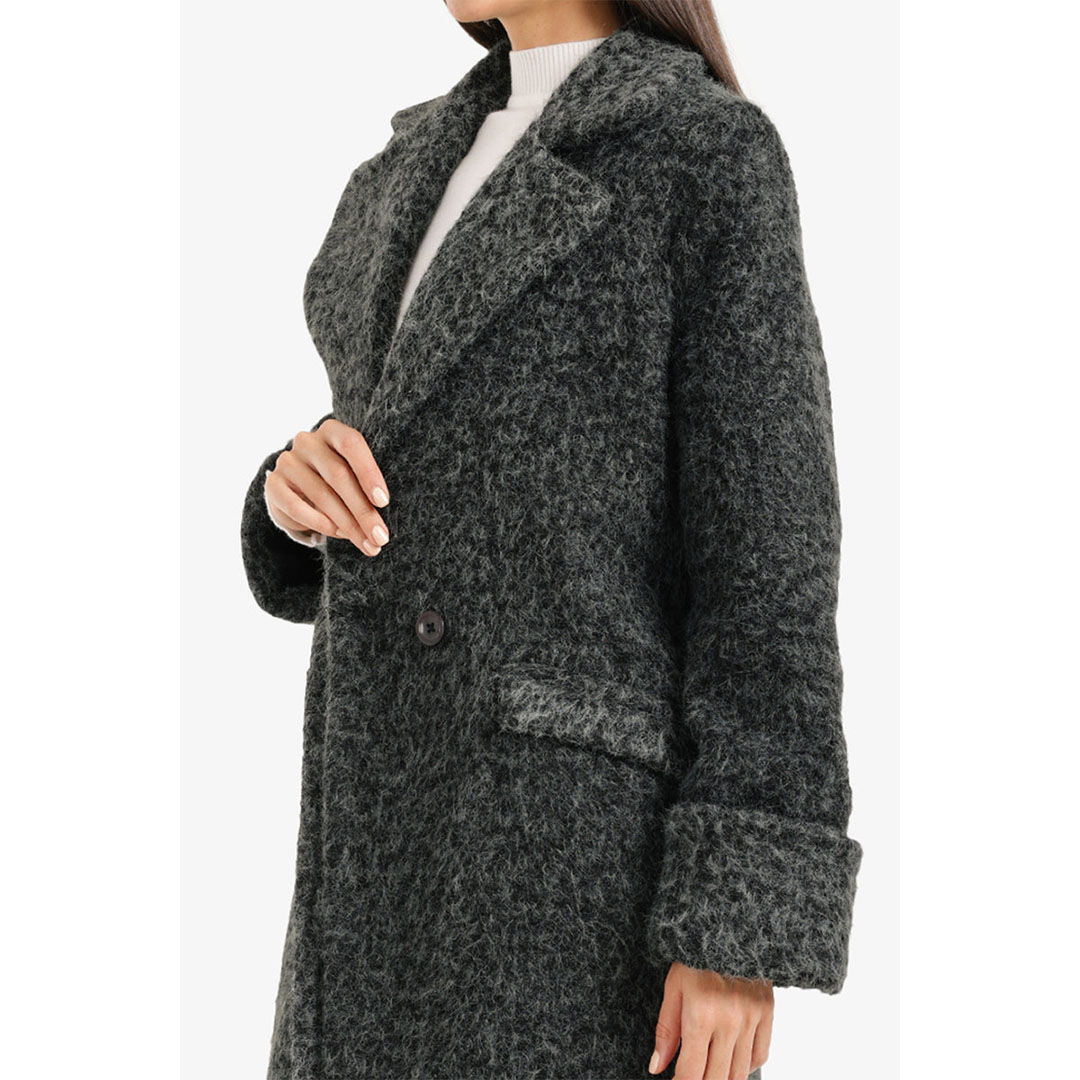 كارينا بالطو ذو ياقة مسننة حريمي 58031