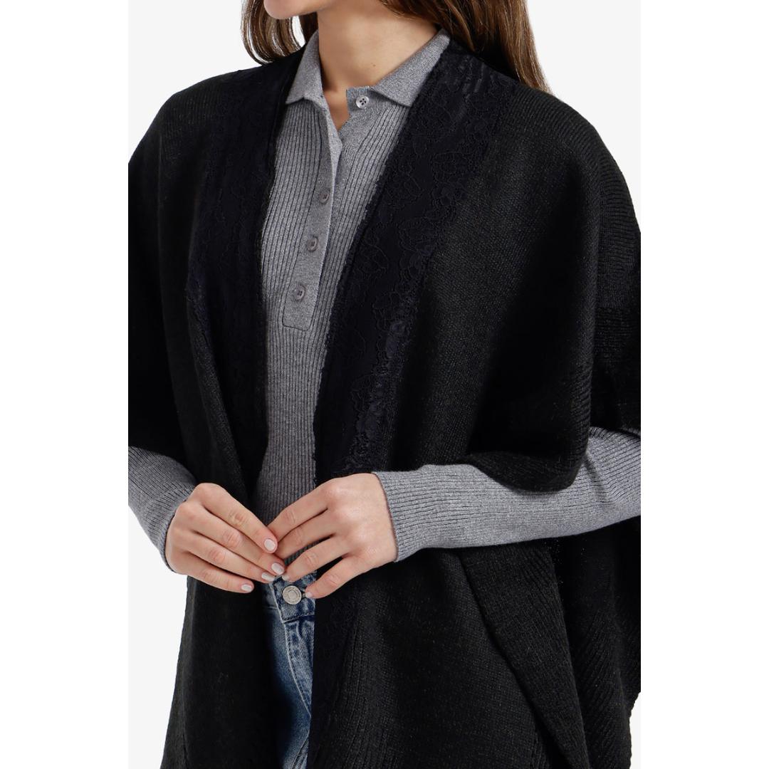 بونشو مزين بالدانتيل - 58756