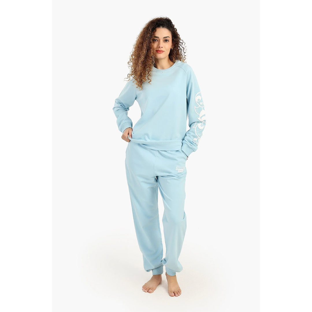 كارينا بيجاما زرقاء من قماش تيري الفرنسي 56086