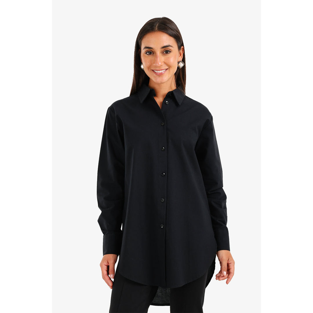 كارينا قميص مريح طويل وبكم حريمي 57942