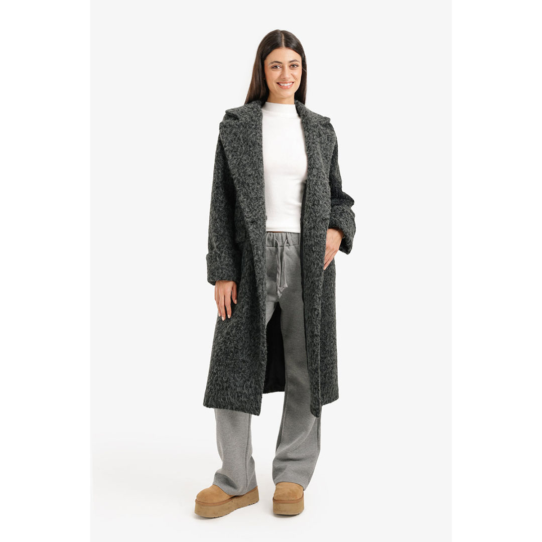 كارينا بالطو ذو ياقة مسننة حريمي 58031