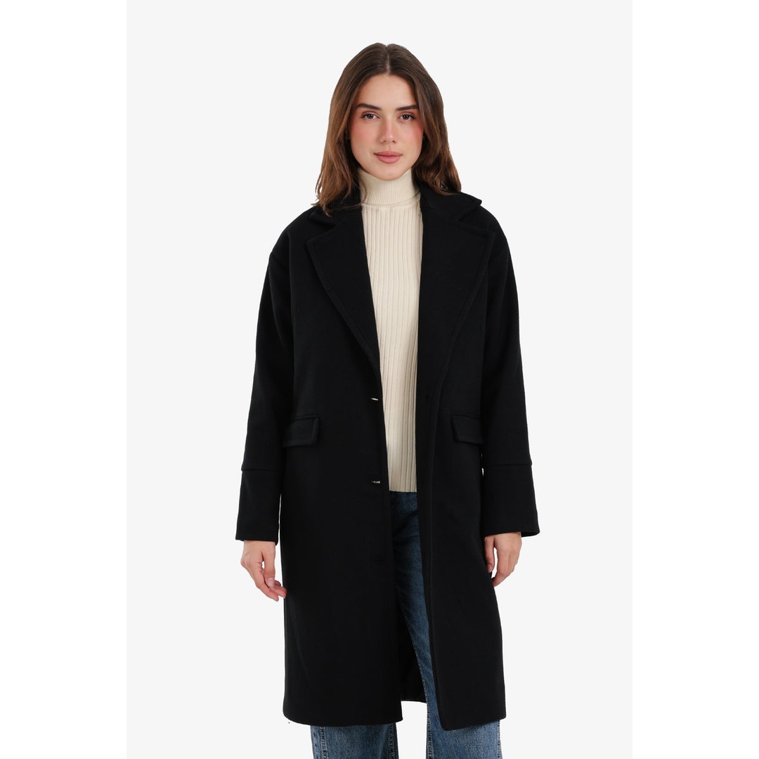 بالطو بياقة مدببة حريمي - 58256