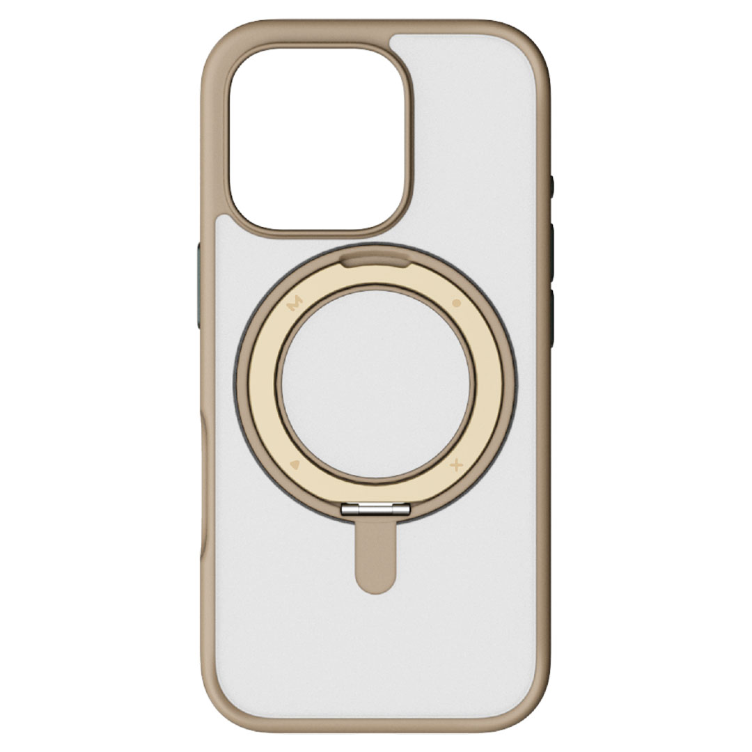 جراب ماج سيف آيفون 16 برو ماكس - ذهبي - Roller CaseForm