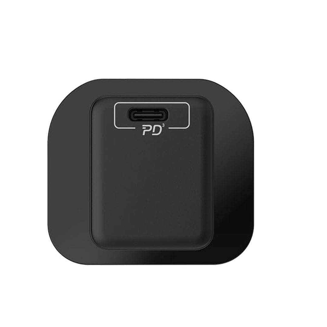 شاحن One Plug Mini USB-C بقدرة 20W - أسود