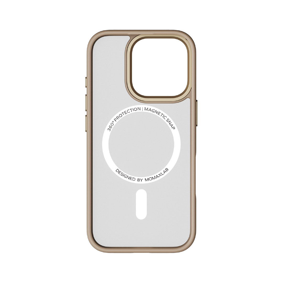 جراب ماج سيف آيفون 16 برو ماكس - ذهبي - Play CaseForm