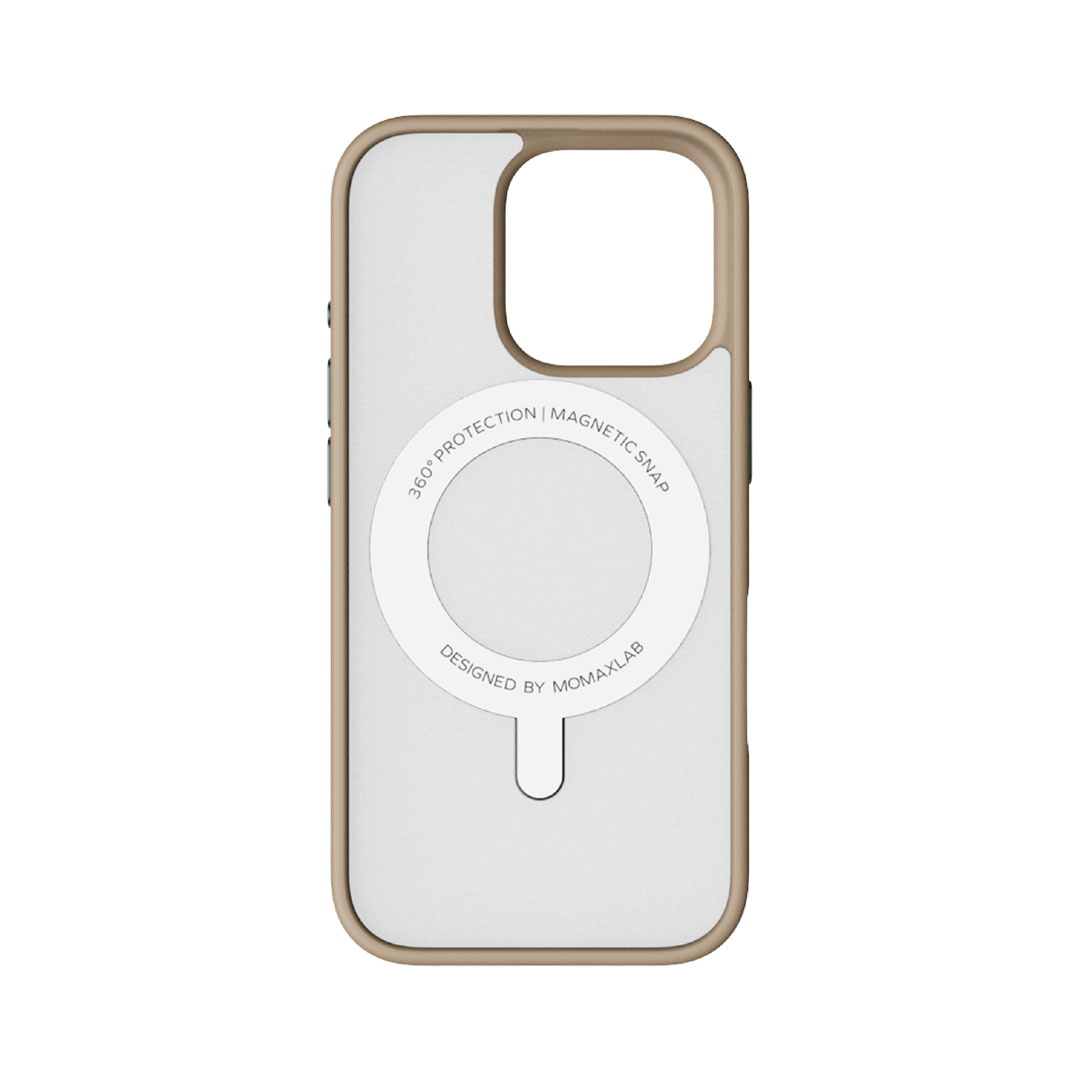 جراب ماج سيف آيفون 16 برو ماكس - ذهبي - Roller CaseForm
