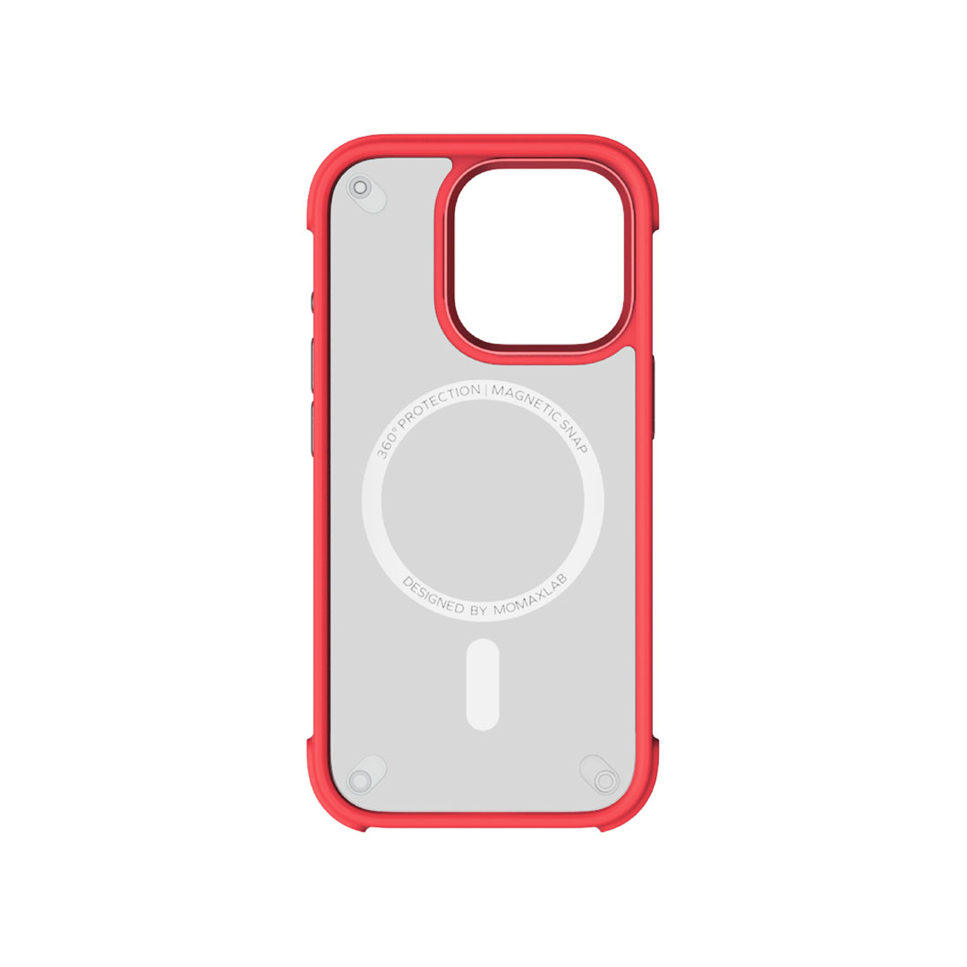 جراب ماج سيف آيفون 16 برو - أحمر - AiR CaseForm