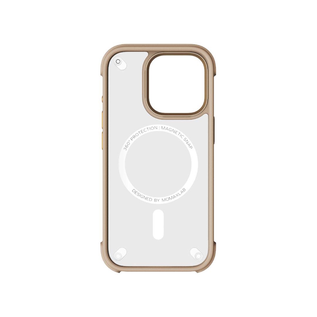 جراب ماج سيف آيفون 16 برو - ذهبي - AiR CaseForm