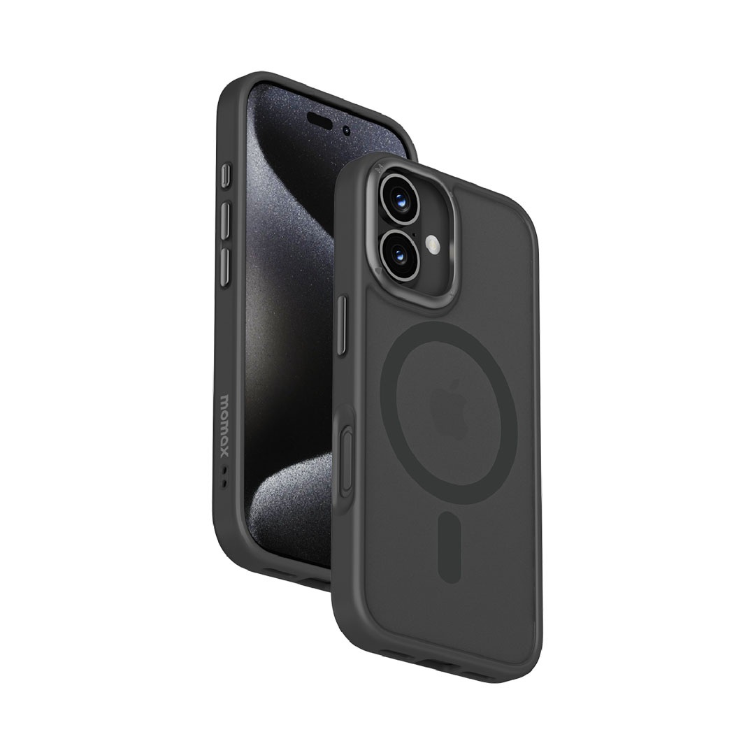 جراب هايبريد ماج سيف آيفون 16 - أسود - CaseForm Play