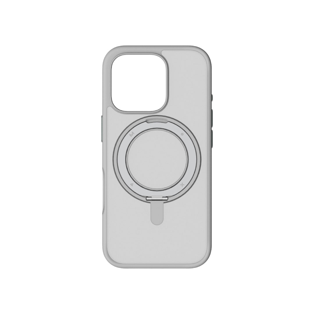 جراب ماج سيف آيفون 16 برو - رمادي - Roller CaseForm