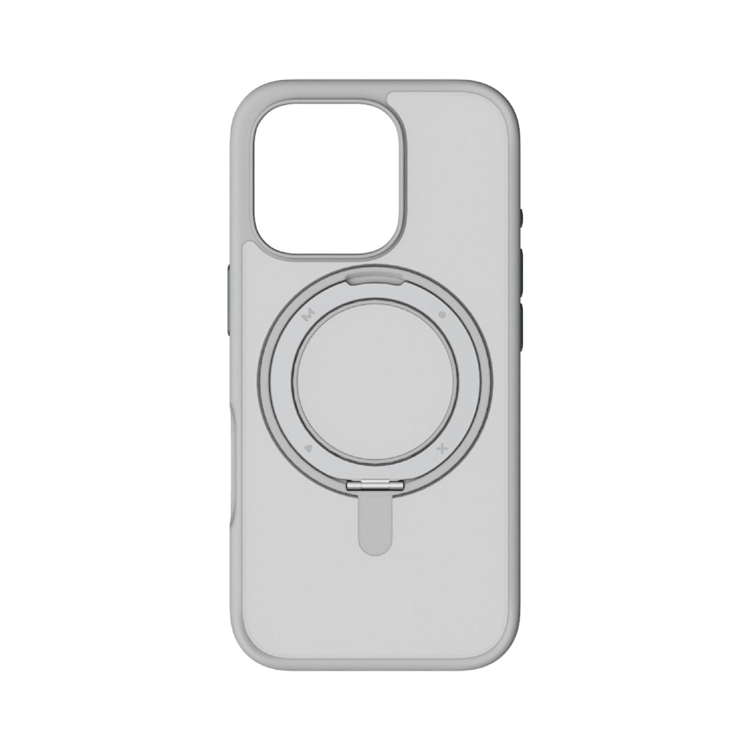 جراب ماج سيف آيفون 16 برو ماكس - رمادي - Roller CaseForm