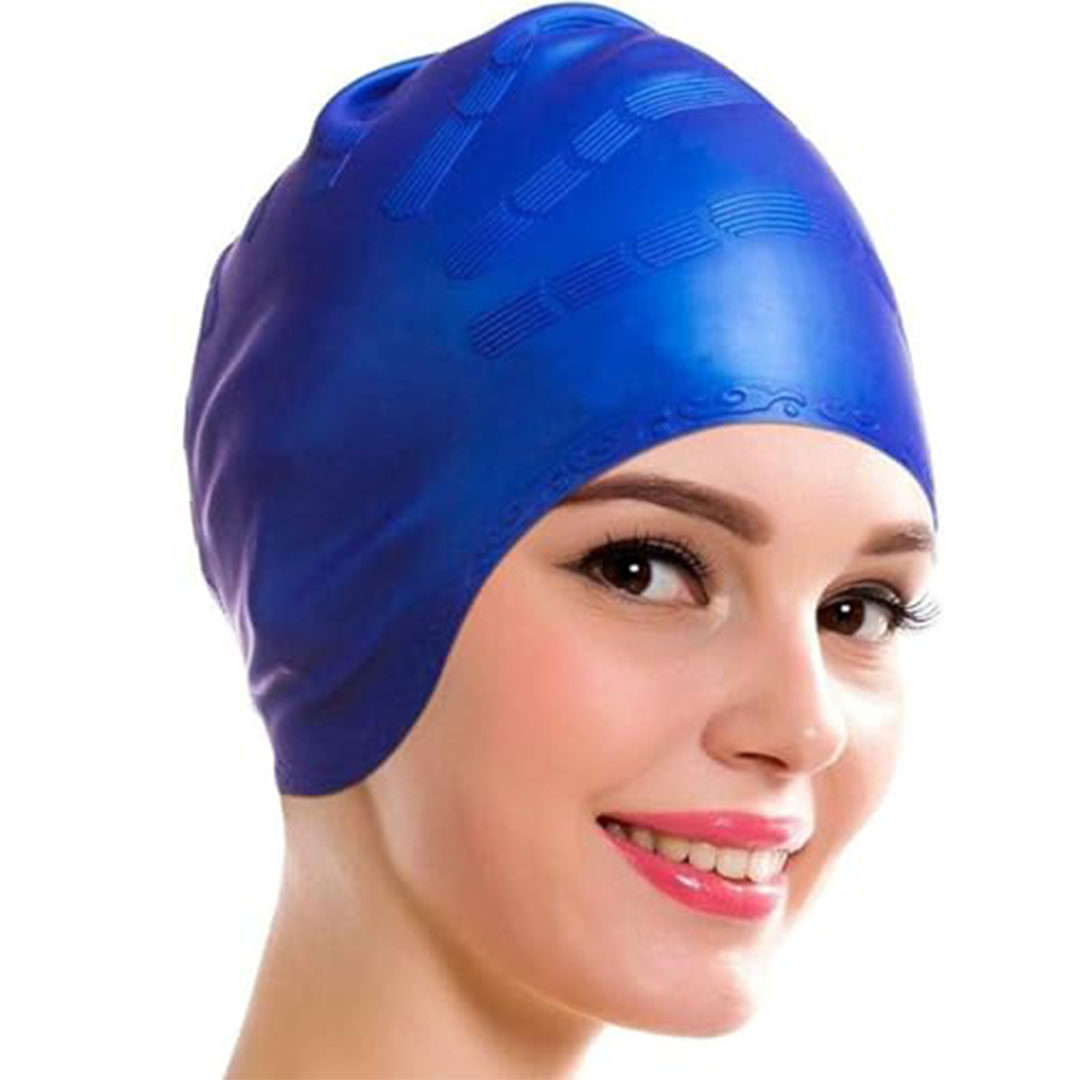 بونيه سباحة حريمي - أزرق