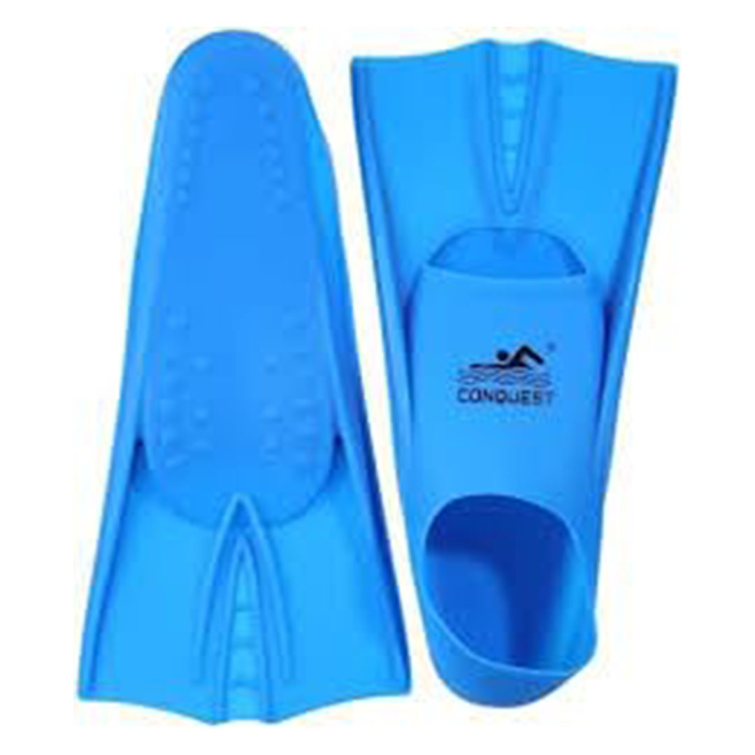 زعانف سباحة مرنة شكل زعنفة قرش - أزرق - مقاس 38