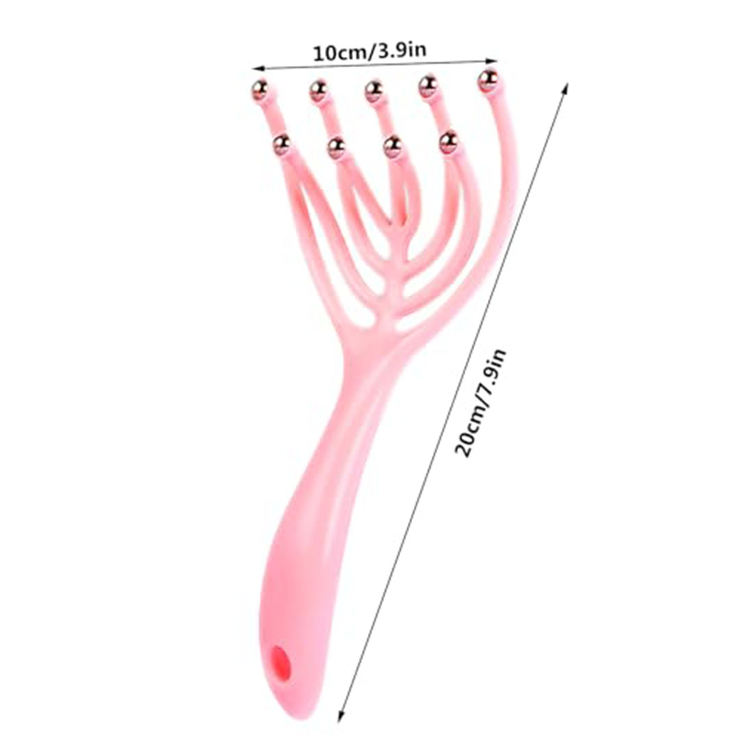 اداة تدليك فروة الرأس بنعومة - بينك