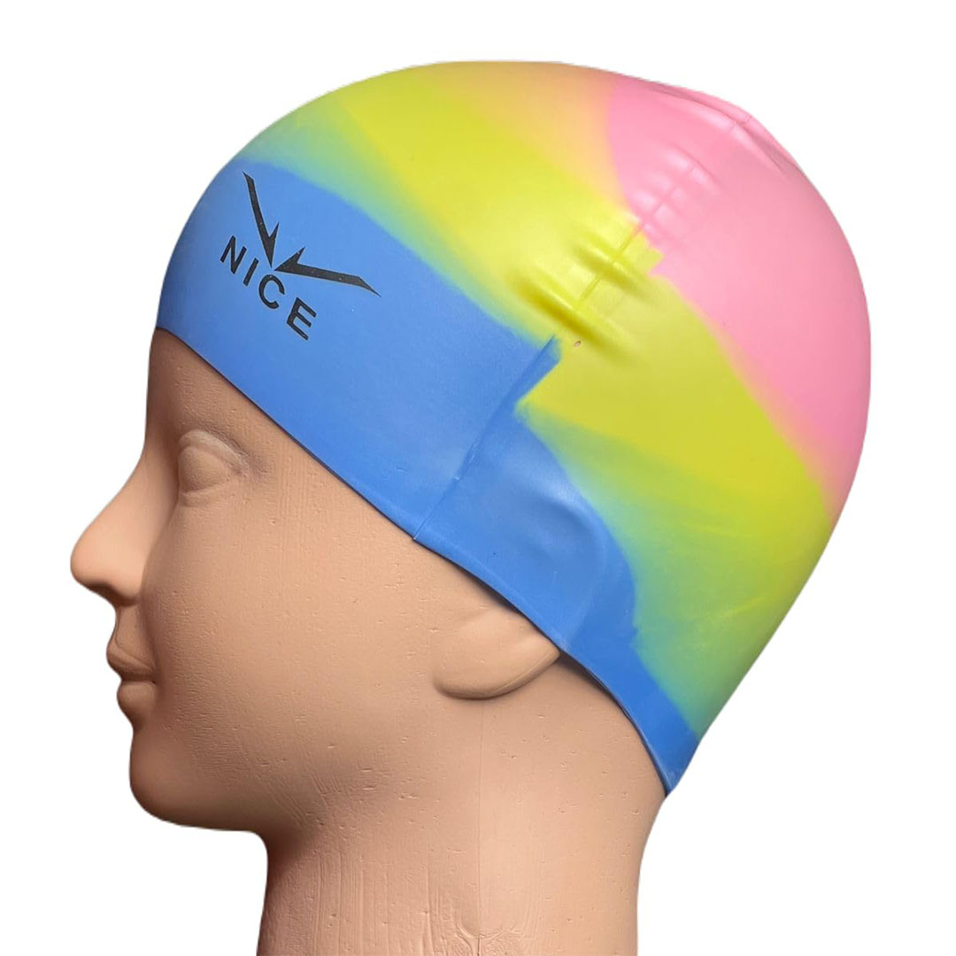 قبعة سباحة للاطفال - سيليكون - للجنسين