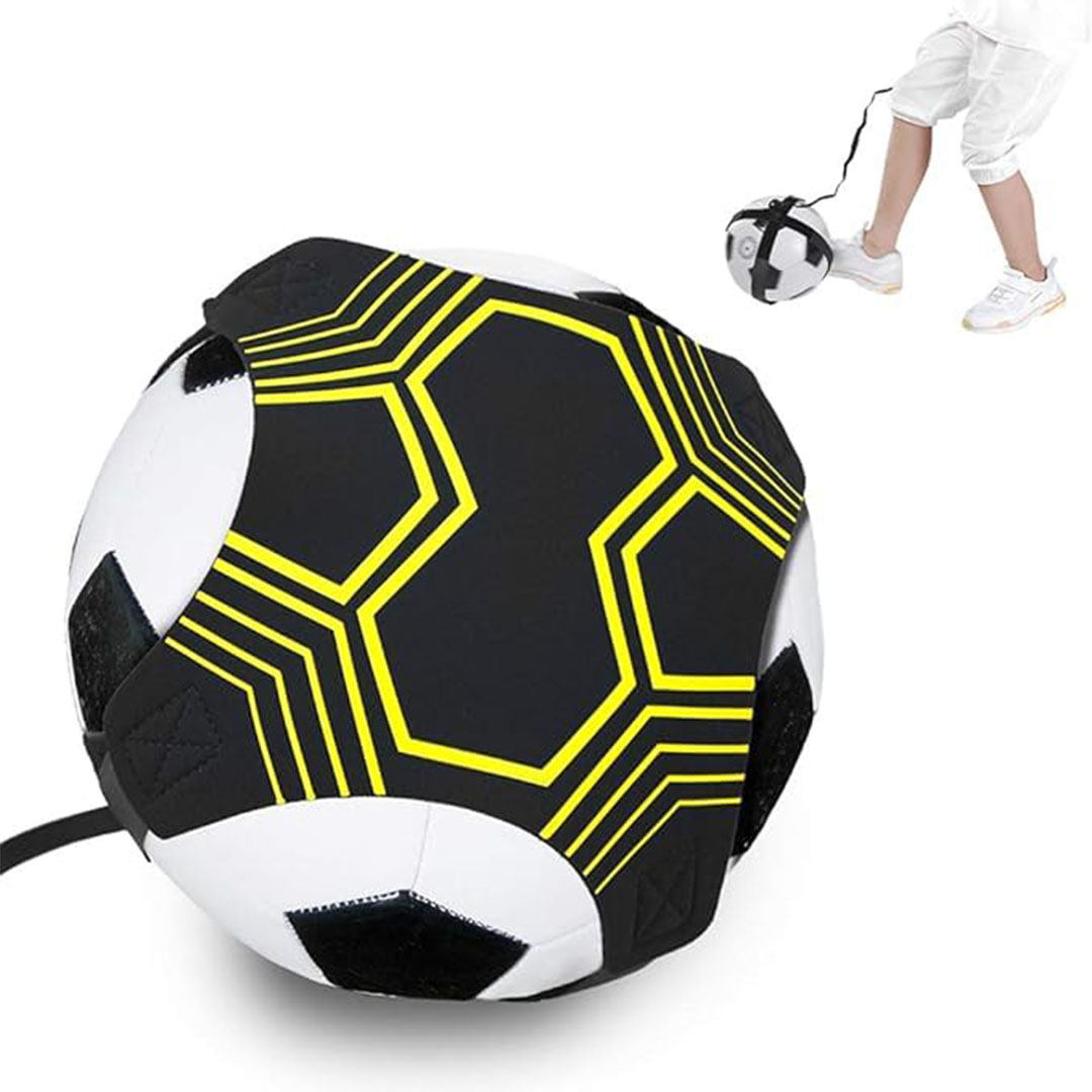 حزام تدريب كرة القدم - قابل للتعديل - أسود