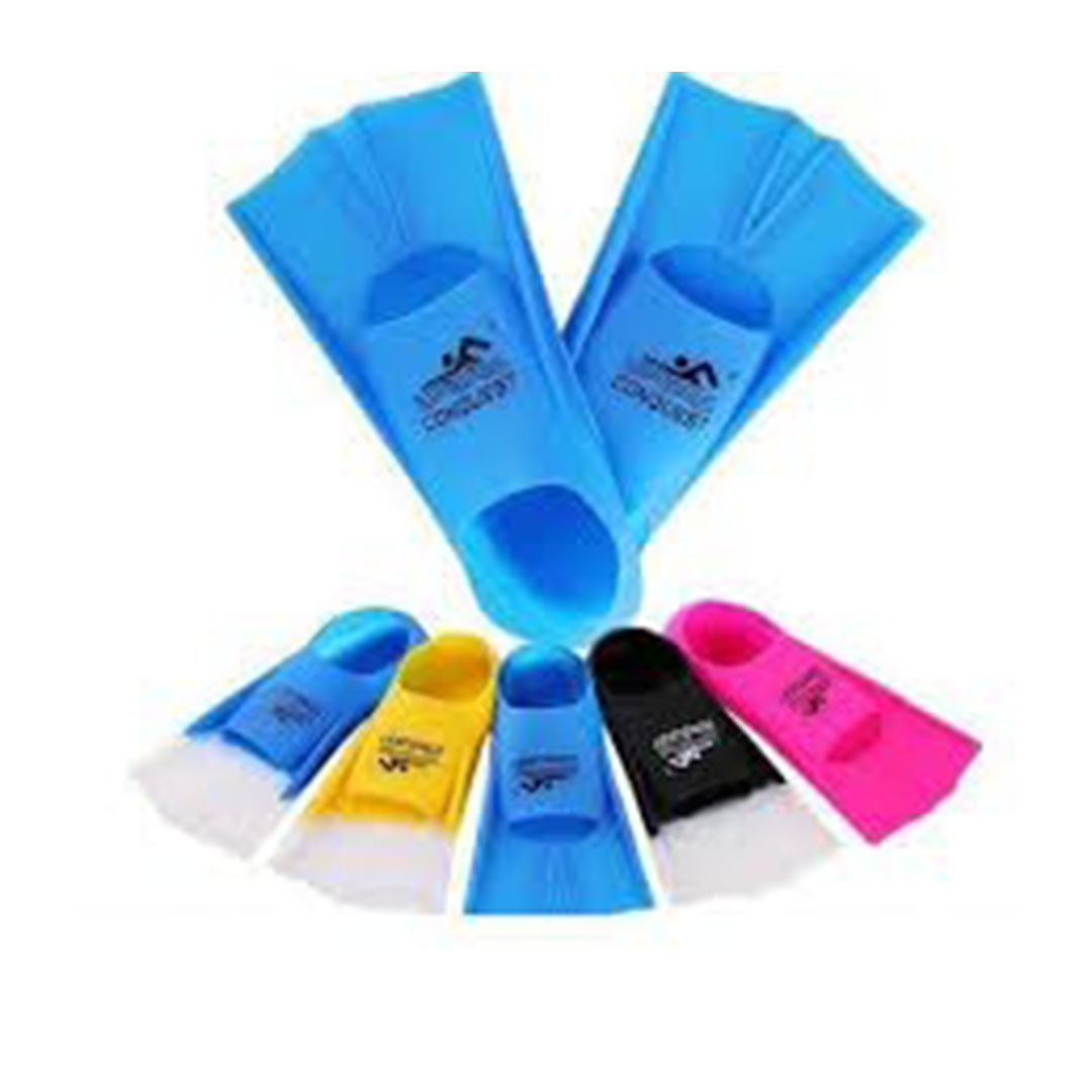 زعانف سباحة مرنة شكل زعنفة قرش - أسود - مقاس 35