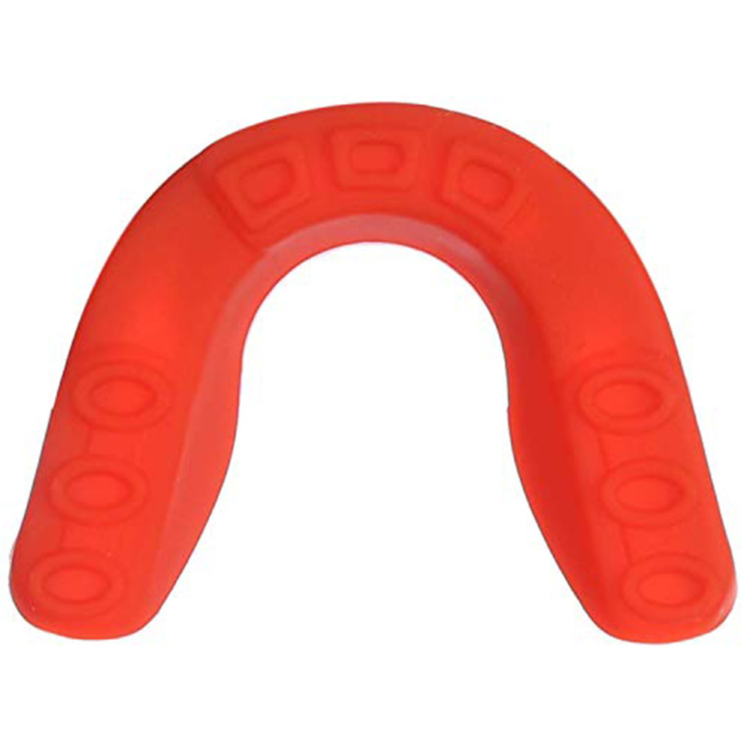 واقي فم من السيليكون - أحمر