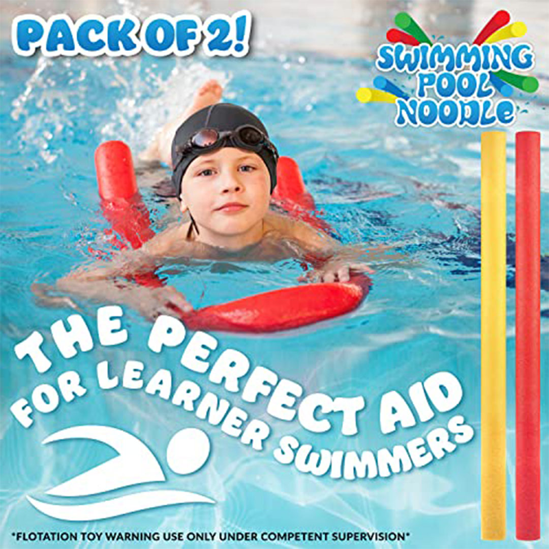 نودل حمام السباحة للاطفال والكبار - 1.5 متر - 2 قطعة