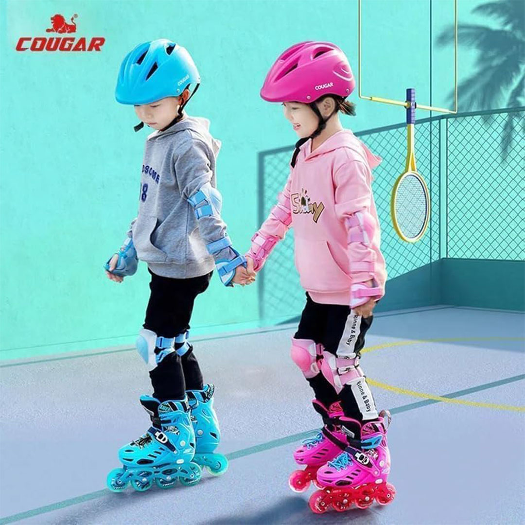 حذاء تزلج 313 بخط عجلات واحد - بينك - M