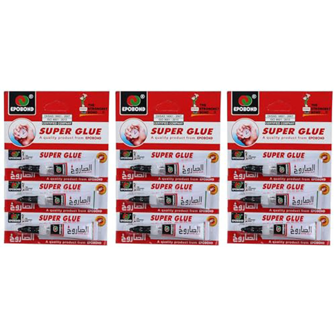 صمغ صاروخ سوبر جلو من ايبو بوند - 9 قطع