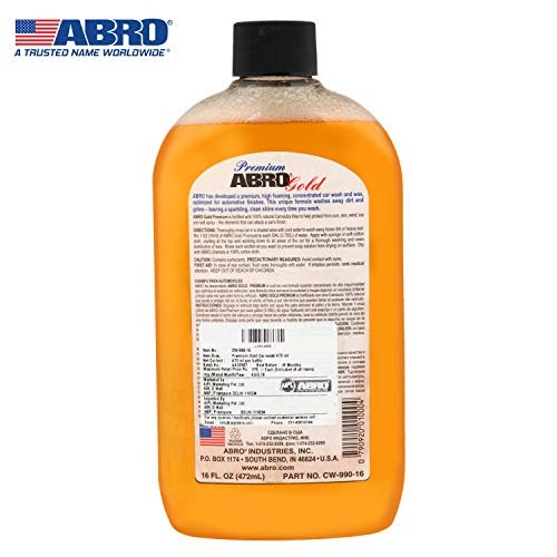 غسول سيارة بريميوم جولد من ابرو - 472 مللي