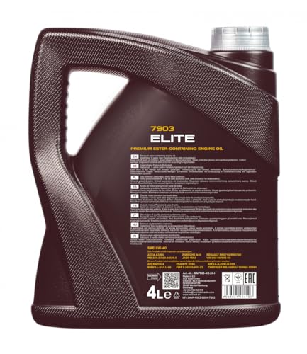 زيت محرك 5W-30 ممتاز من مانول بقوة صناعية بالكامل - 4 لتر