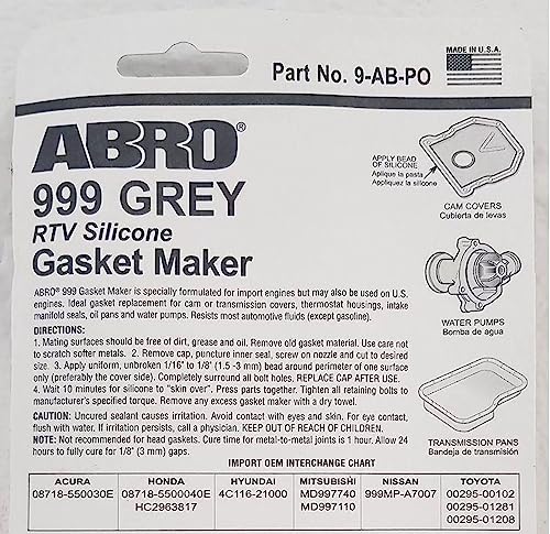 ابرو RTV سيليكون لاصق جوانات أسود - 85 جرام