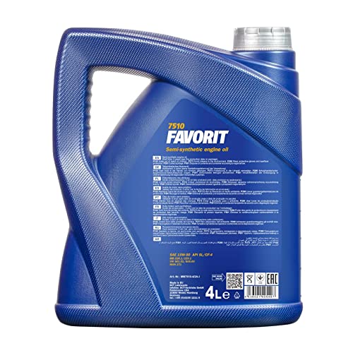 زيت محرك 15W-50 فيفوريت من مانول - 4 لتر