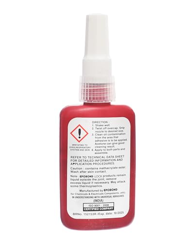 صمغ مسامير ثريد لوكر TL-1243 من ايبوبوند - 50 جرام