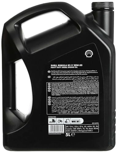 زيت موتور ريمولا R3X 20W-50 من شيل - 5 لتر