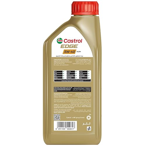 زيت موتور 5W-40 ايدج من كاسترول - 1 لتر