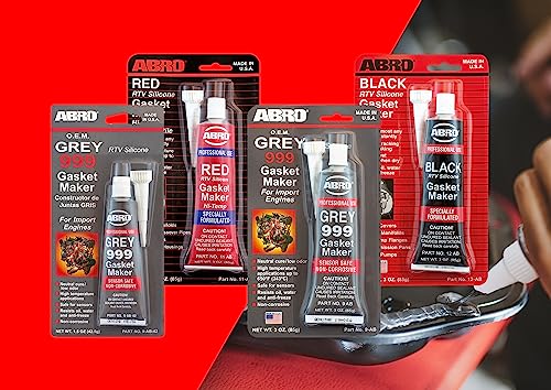 ابرو RTV سيليكون لاصق جوانات أسود - 85 جرام