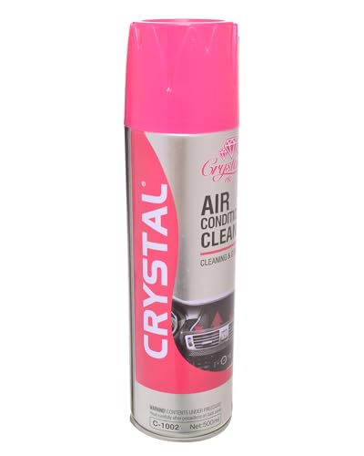 منظف مكيف الهواء للسيارة من كريستال ومعقم لتنظيف شفرات - 500 مللي