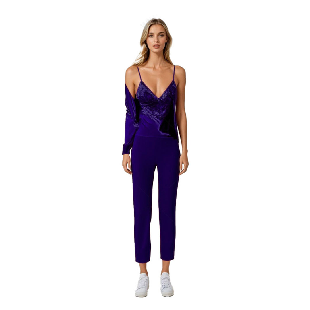 لانجيري بجامة ستان - 3 قطع - 134