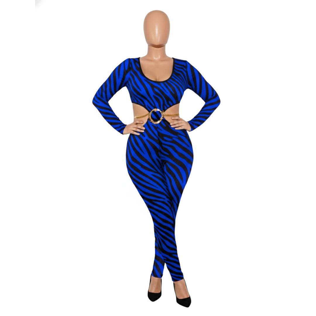 جيمبسوت مفتوح من عند الخصر بحزام داخلي - 1090