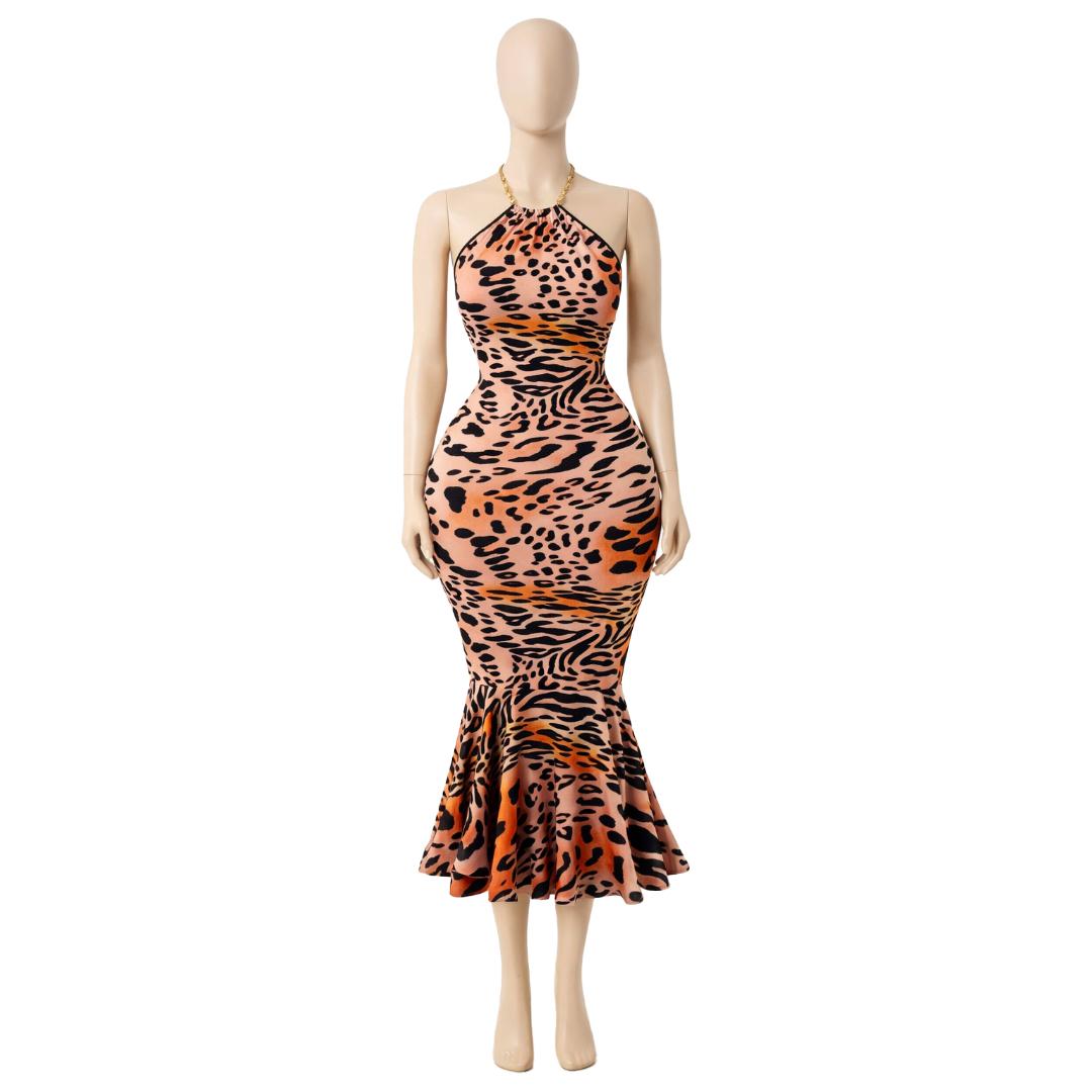 قميص نوم طويل مفتوح من الظهر و الاكتاف - 2024